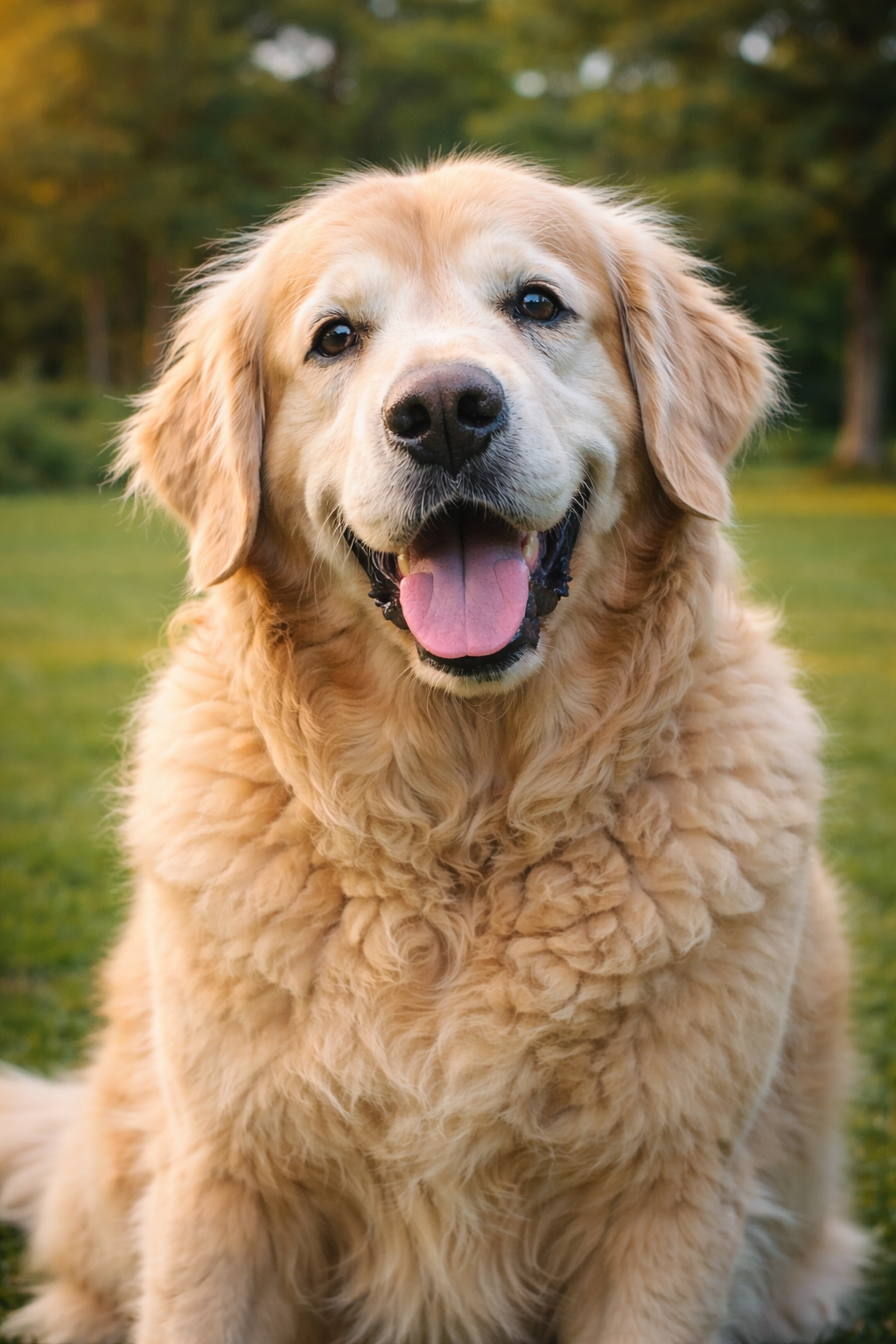 The Senior Golden Retriever with Stiff Joints