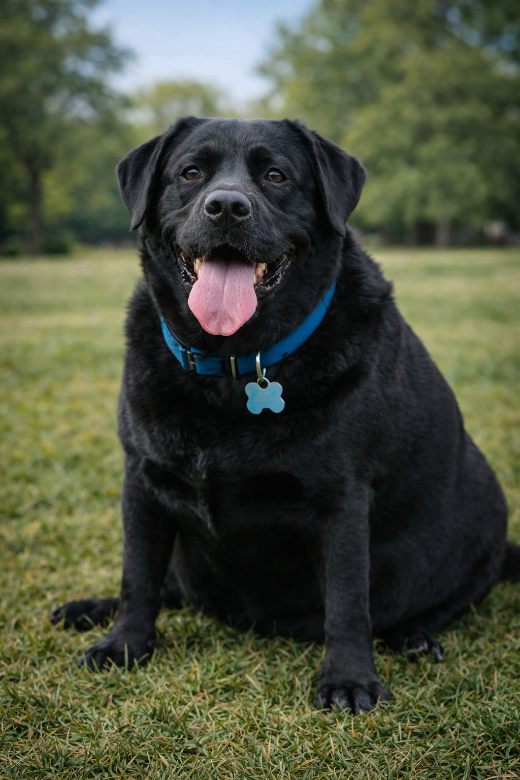 The Overweight Labrador Who Loves Snacks