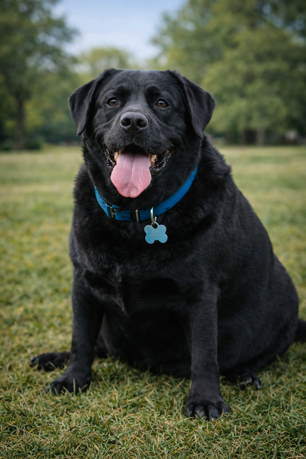 The Overweight Labrador Who Loves Snacks